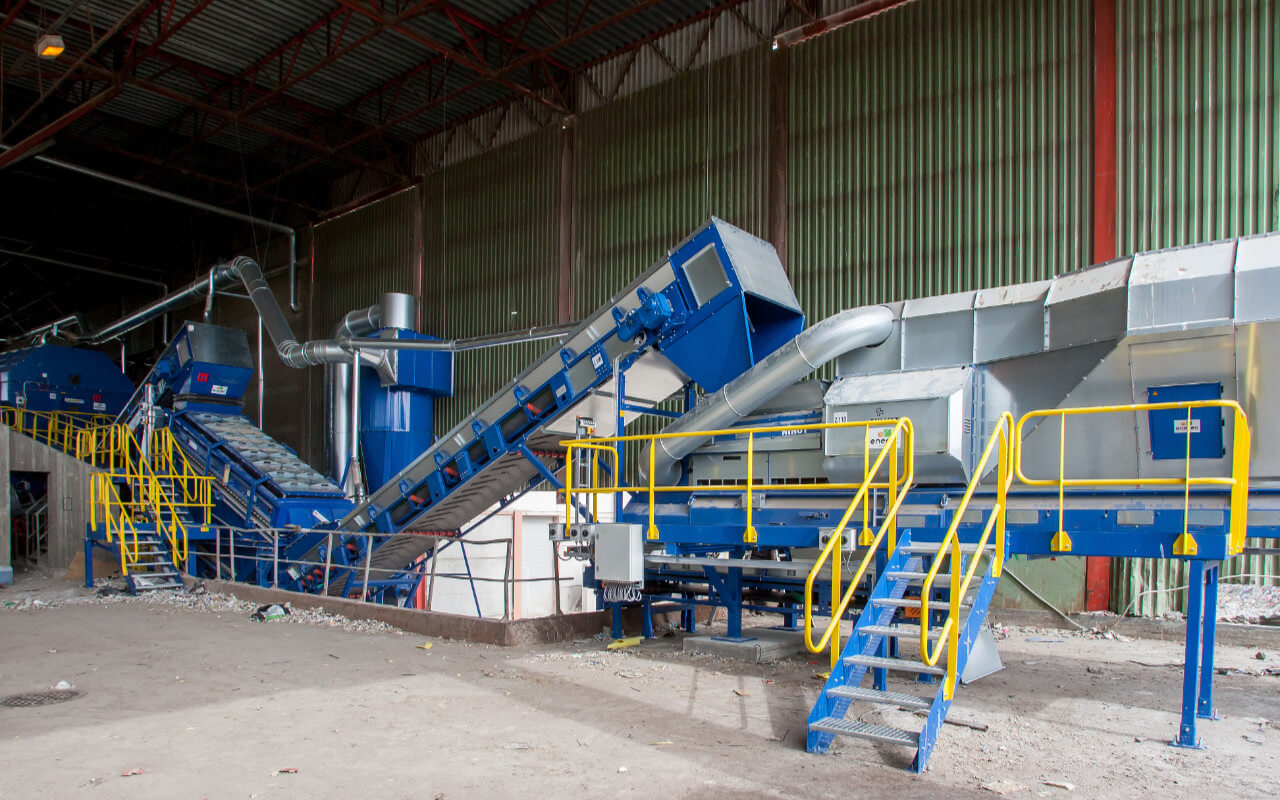 Solid Waste Management Solutions - Fully Automated Construction and Demolition Waste Sorting Line in Finland