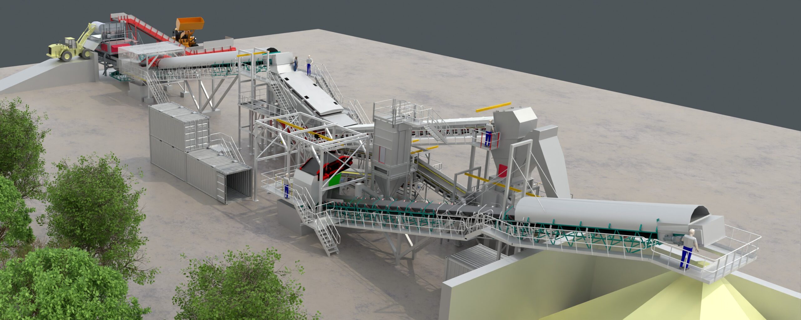 Solid Waste Management Solutions - Wood Shredding Line in Sweden