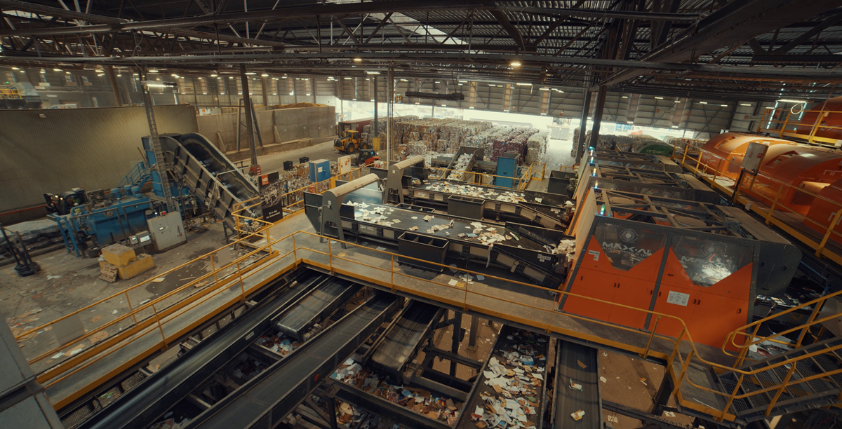 fully automatic paper sorting line