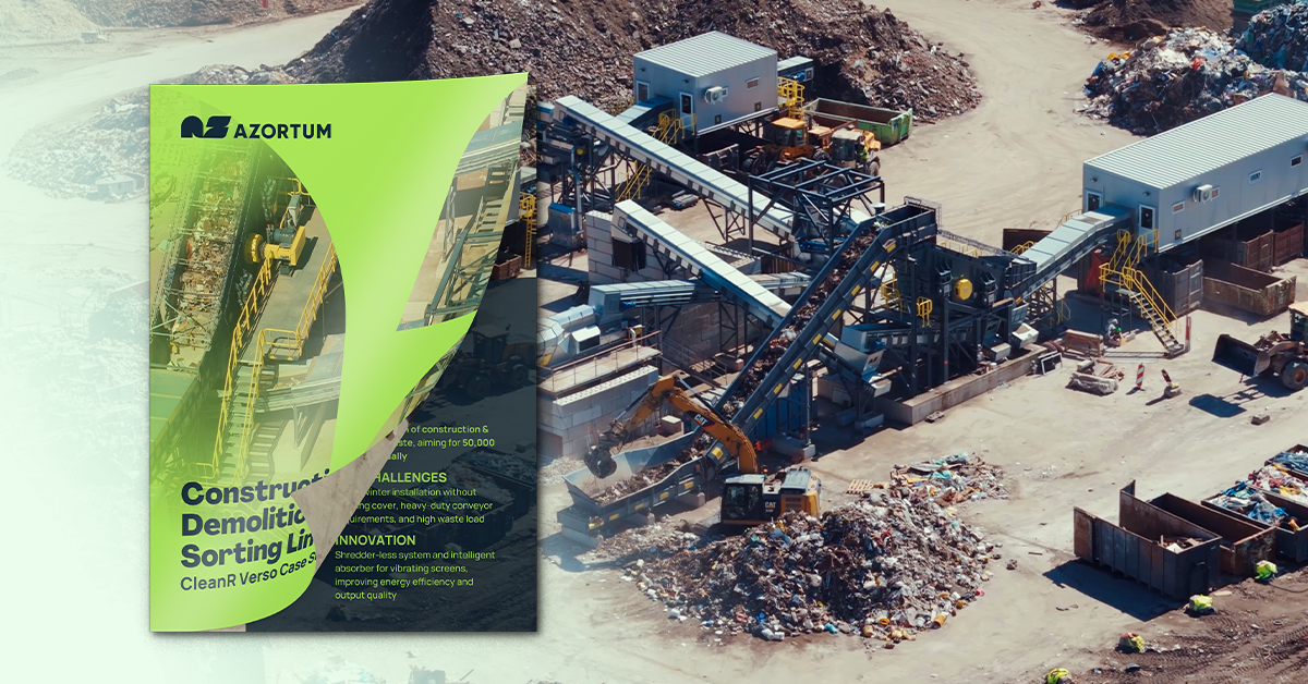 Heavy-Duty C&D Waste Sorting Without the Energy Cost of a Shredder