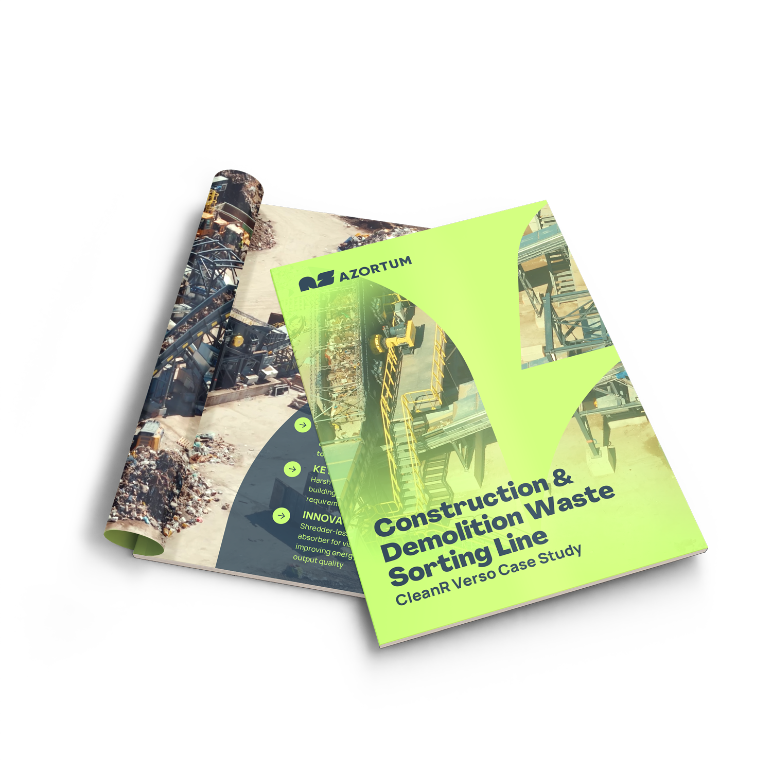 Clean R Verso case study construction and demolition waste sorting line